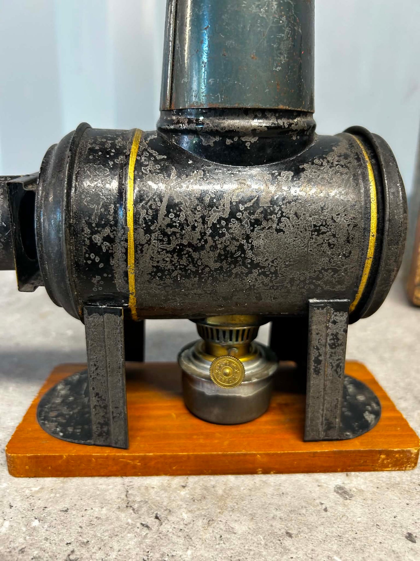 Merkelbach & Co. No. 490 Magic Lantern Projector w/ Box & Slides