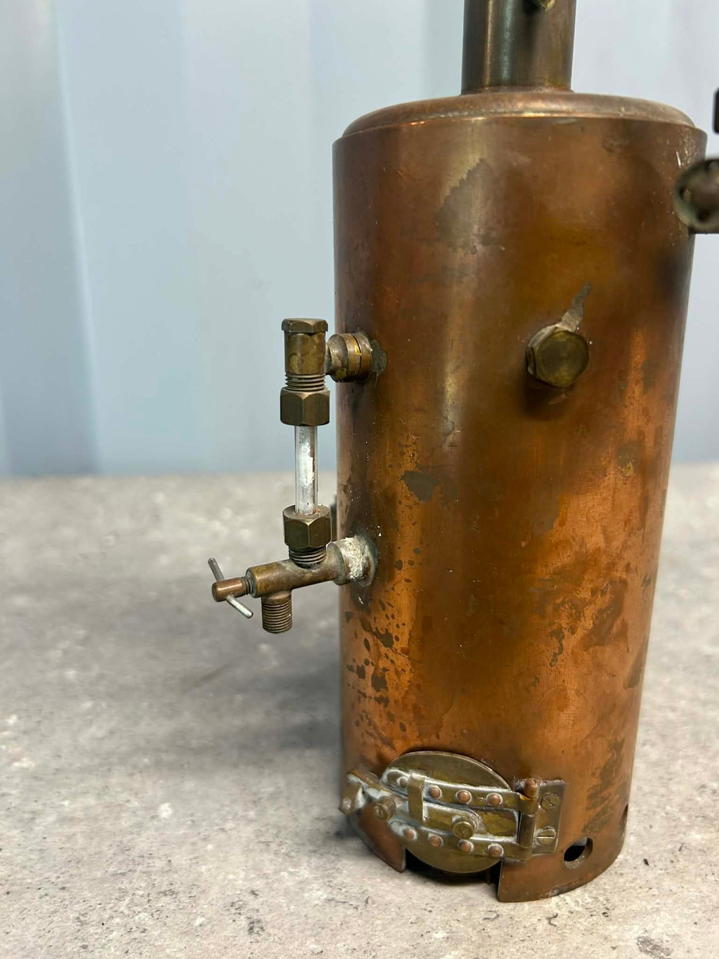 Scratch-Built Vertical Coal-Fired & Tubed Copper Boiler