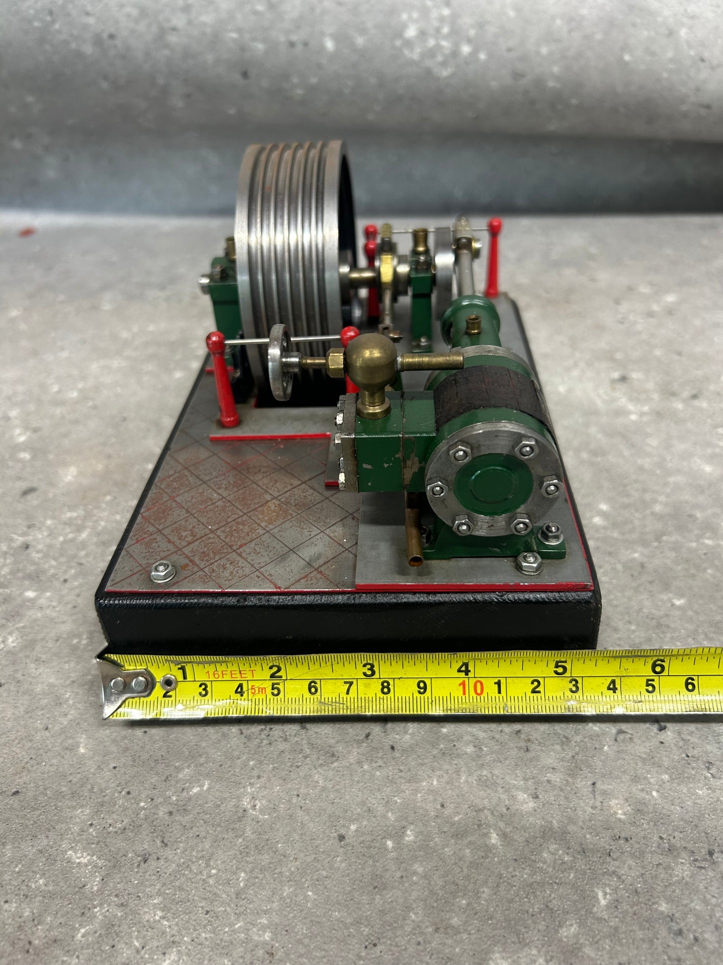 Scratch-Built Single Cylinder D/A Stationary Engine Model