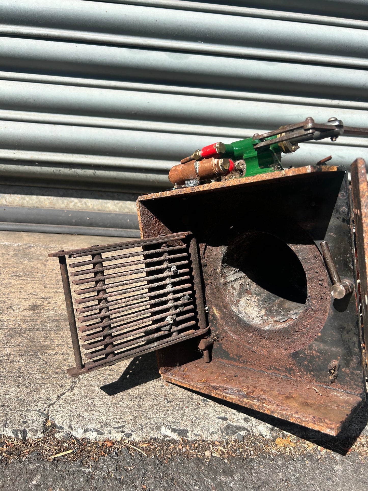 Large Bernard Ross (1970) Model Live Steam Vertical Boiler Wood Clad 27.5kg