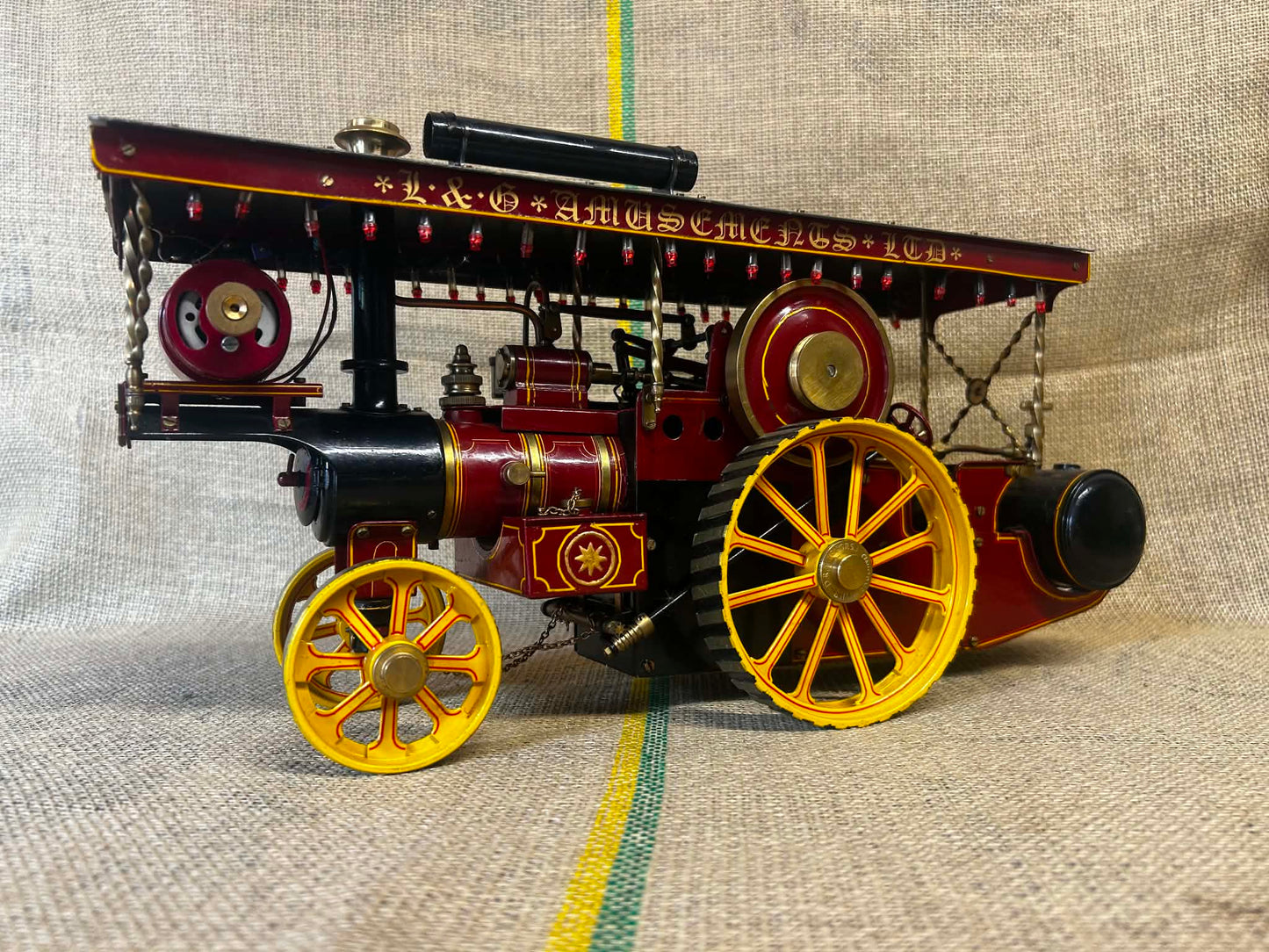 D. R. Mercer Showmans Engine Model with Gas Conversion