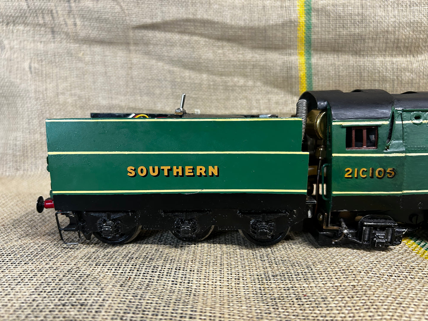 O Gauge Live Steam SR Bulleid Battle of Britain ‘Barnstaple’ 21C105 RC