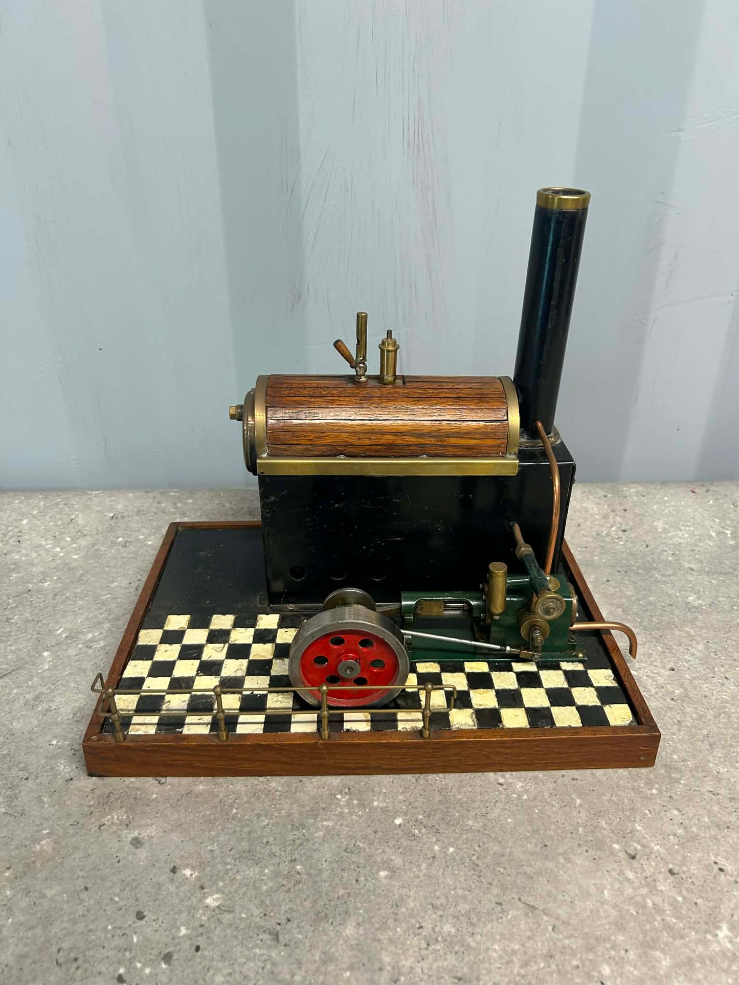 Scratch-Built Stationary Engine Model