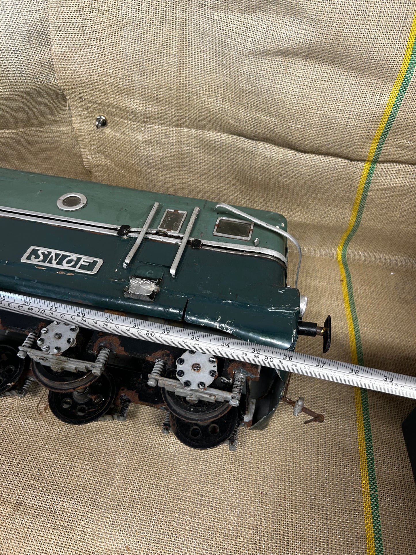 Large Scratch-Built 37” (2 1/2 inch scale) SNCF CC7000 Locomotive