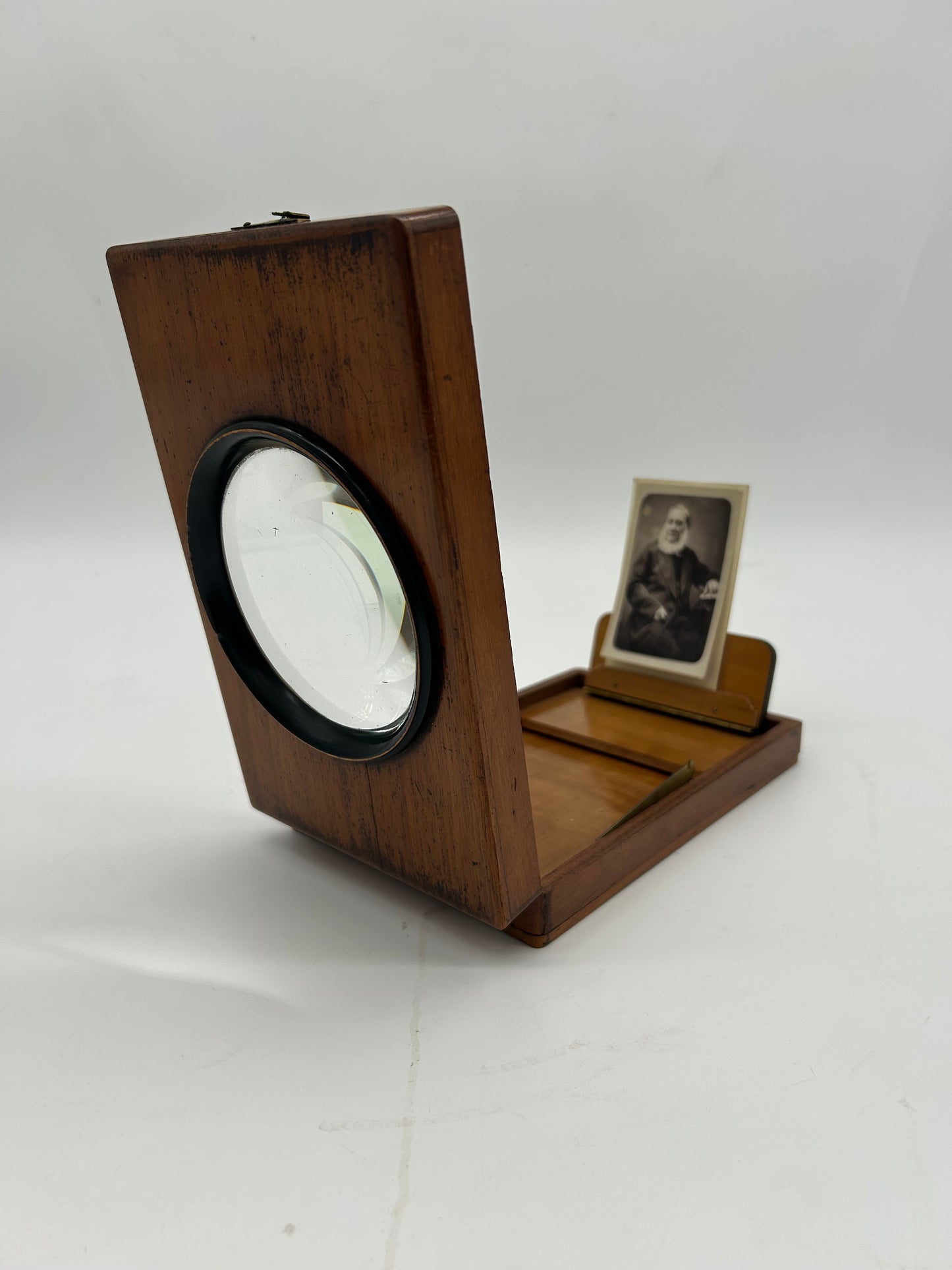 Antique Wooden Graphoscope Viewer