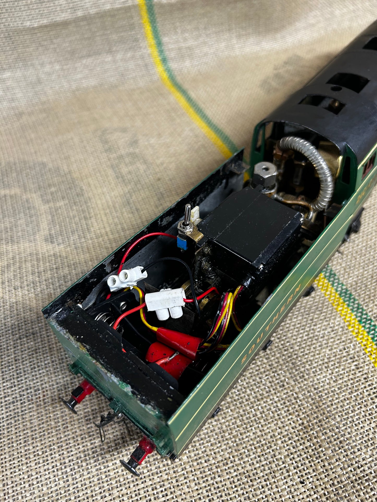 O Gauge Live Steam SR Bulleid Battle of Britain ‘Barnstaple’ 21C105 RC