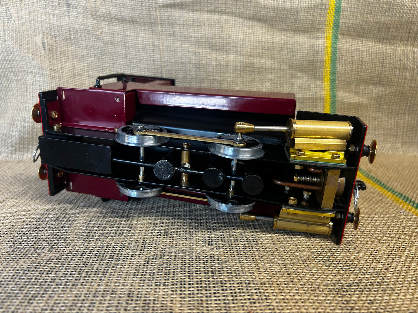 MSS 0-4-0 Maroon Locomotive