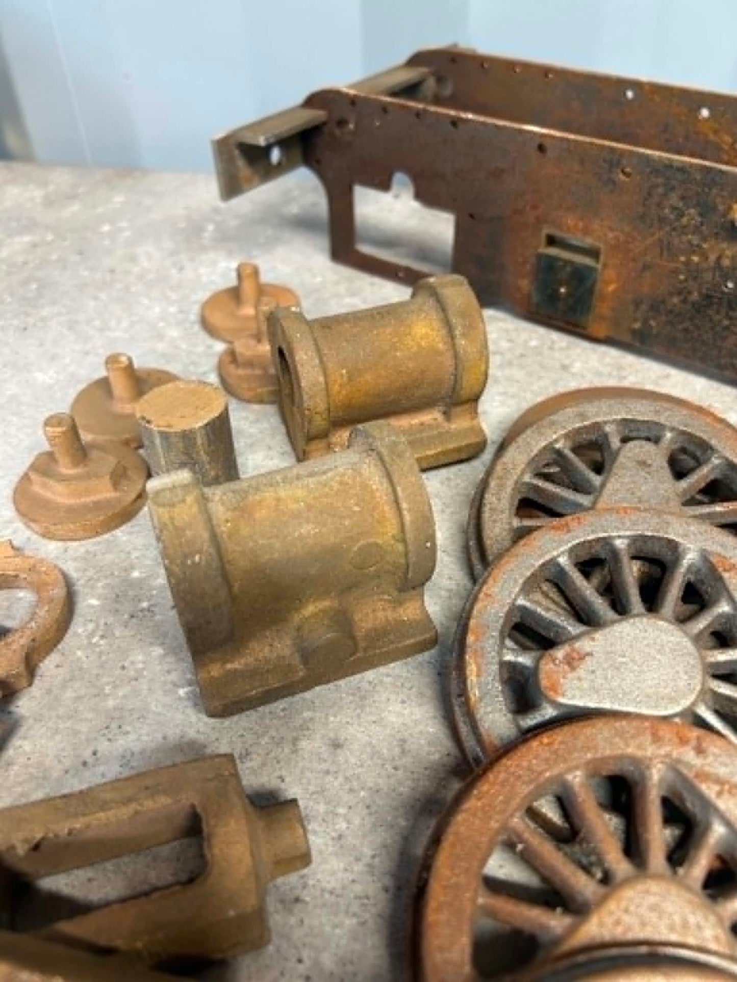 Part-built 'Rob Roy' Martin Evans 3 1/2 Inch Gauge Locomotive