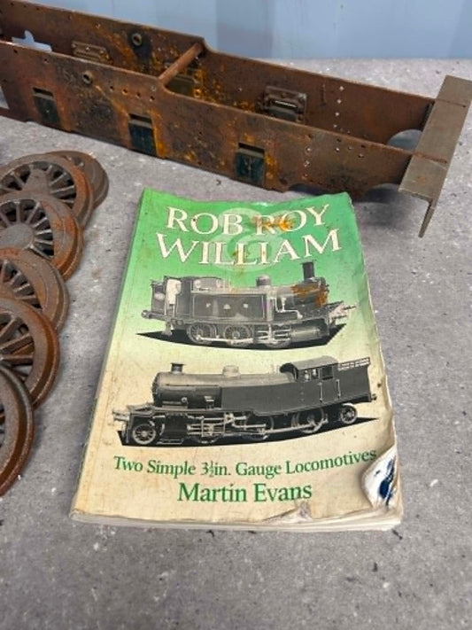 Part-built 'Rob Roy' Martin Evans 3 1/2 Inch Gauge Locomotive