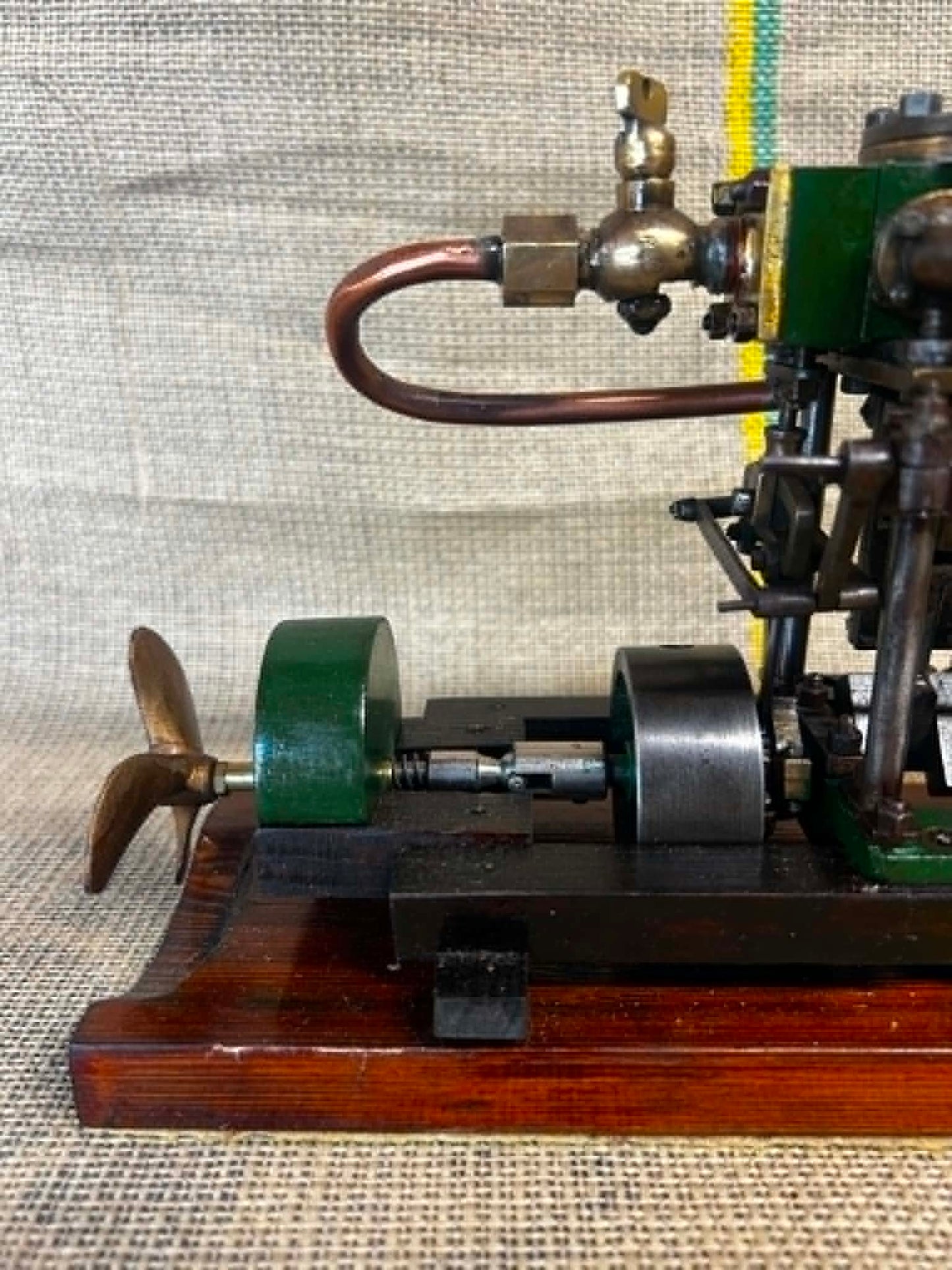 Scratch-Built Twin Vertical Marine Engine Model
