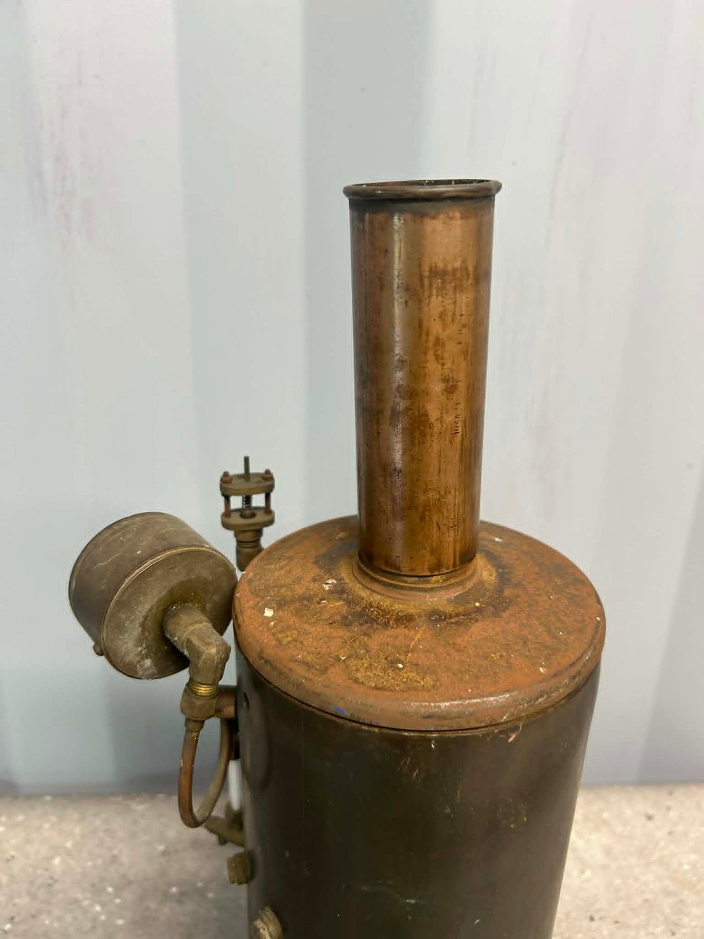 Scratch-Built Vertical Tubed Model Boiler w/ Fittings