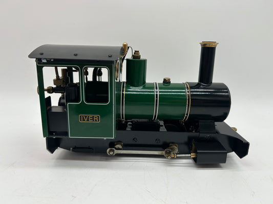 Stuart (Cheddar Models) “Iver” 32mm O Gauge 0-4-0 Green Locomotive