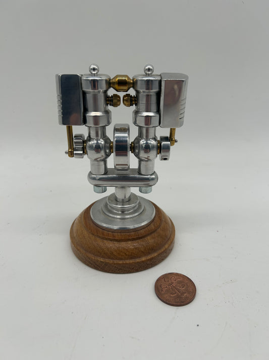 Stirling Twin Upright Engine