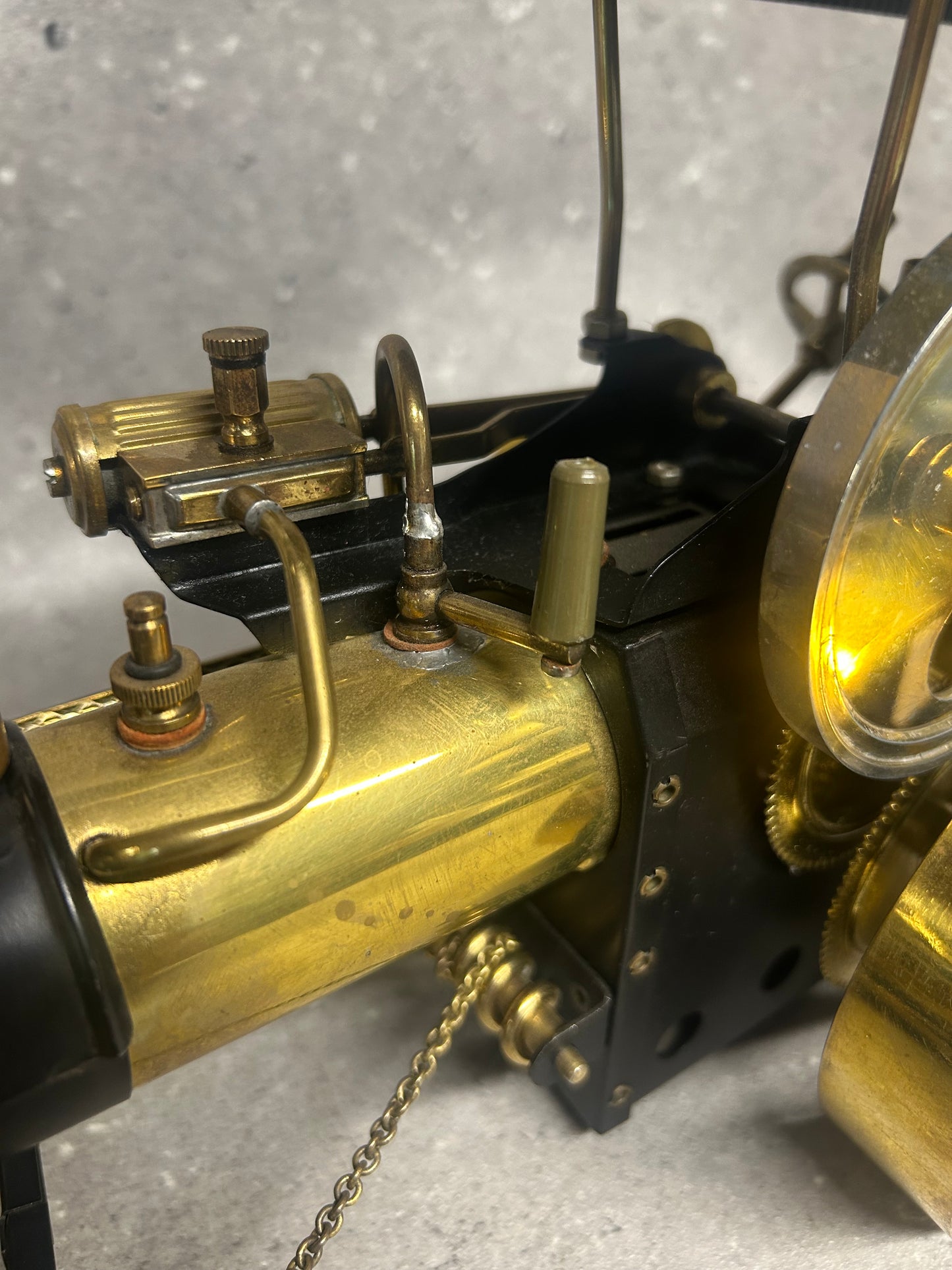 Wilesco D366 Brass/ Black Roller Model