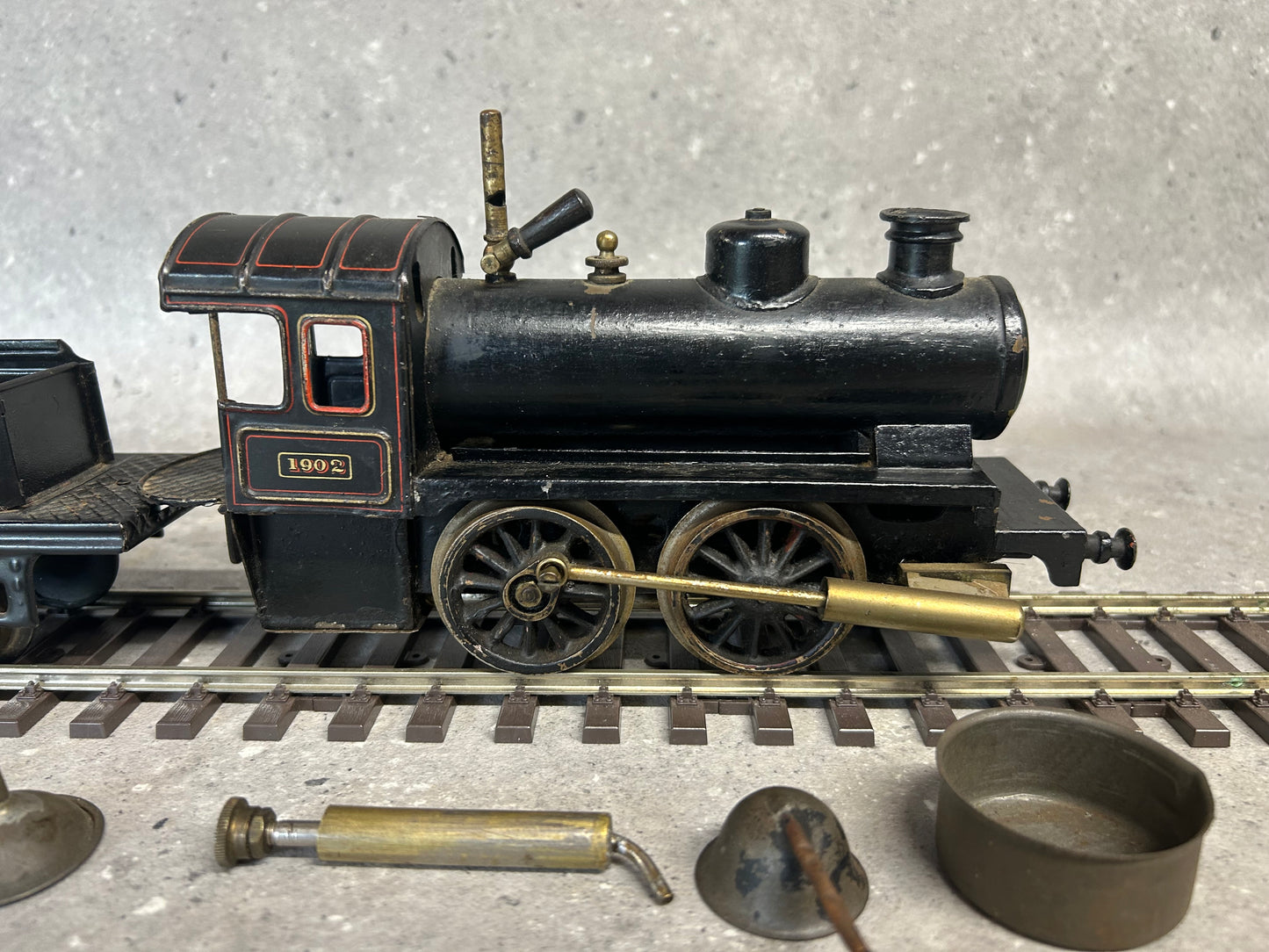 Bing 60593/0 (1902) Gauge 1 LWNR 0-4-0 Steam Locomotive w/ Tender