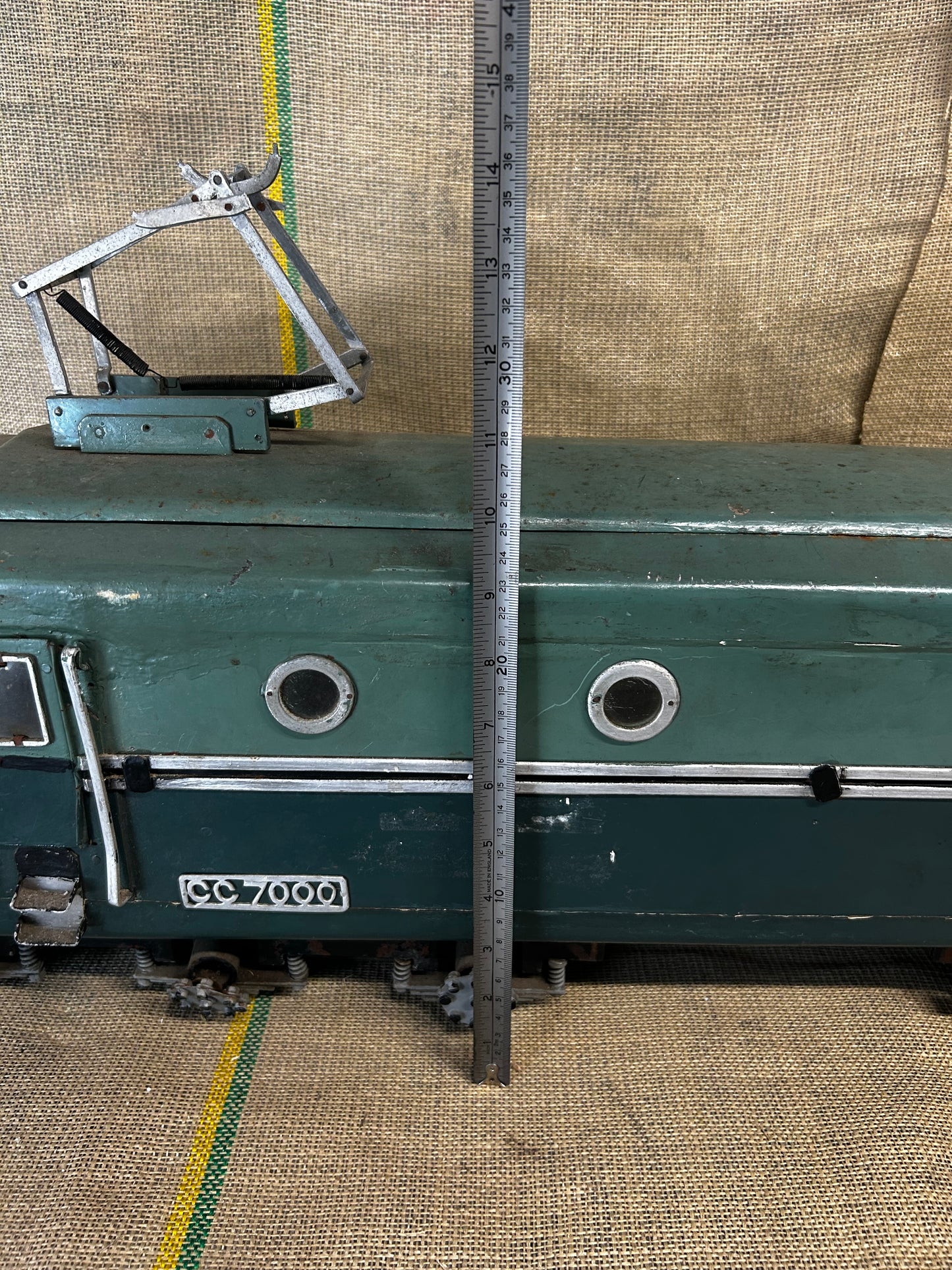 Large Scratch-Built 37” (2 1/2 inch scale) SNCF CC7000 Locomotive
