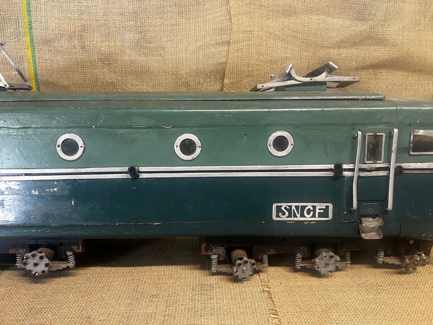 Large Scratch-Built 37” (2 1/2 inch scale) SNCF CC7000 Locomotive