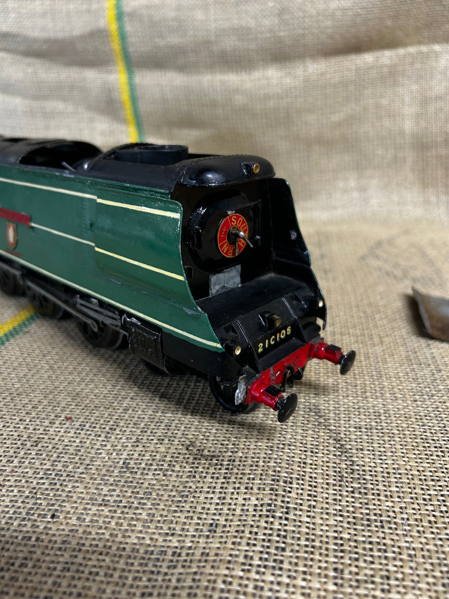 O Gauge Live Steam SR Bulleid Battle of Britain ‘Barnstaple’ 21C105 RC