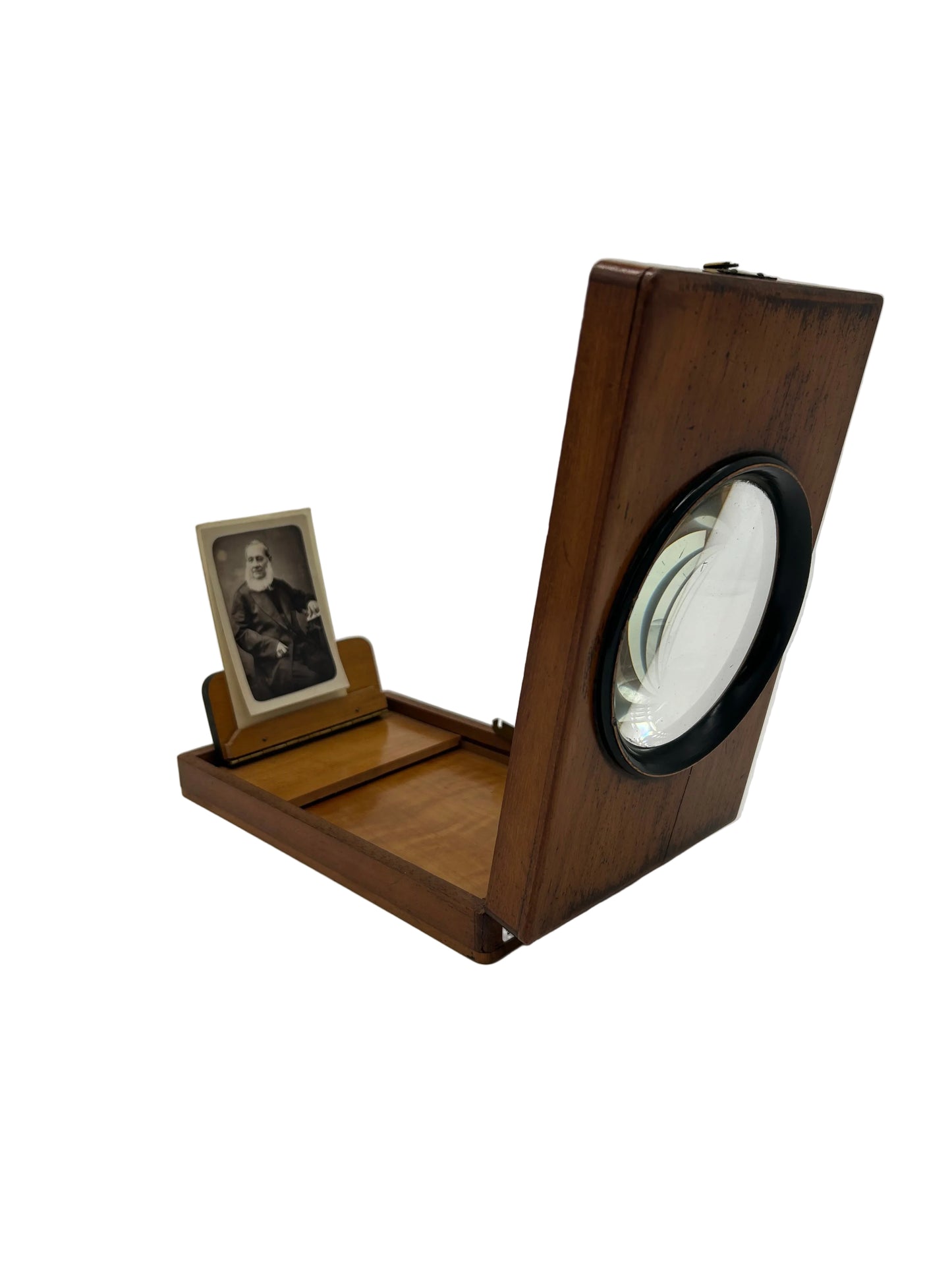 Antique Wooden Graphoscope Viewer