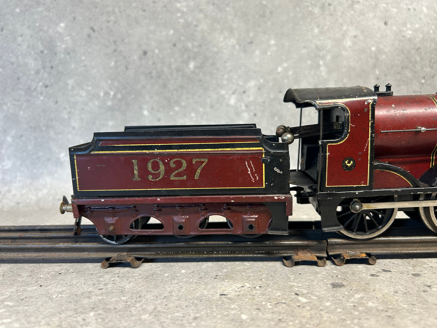 Bing for Bassett Lowke O Gauge Clockwork 4-4-0 No. 1927 “Duke of York” Locomotive Maroon