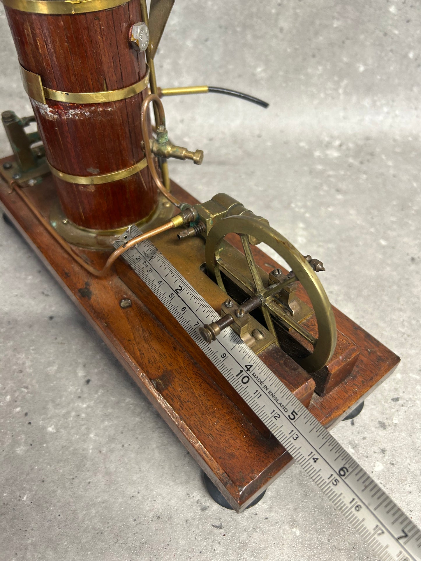 Scratch-Built Miniature Vertical Boiler and Single Cylinder Engine Model