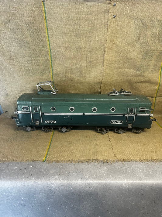 Large Scratch-Built 37” (2 1/2 inch scale) SNCF CC7000 Locomotive