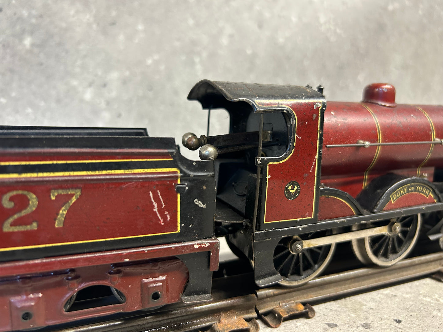 Bing for Bassett Lowke O Gauge Clockwork 4-4-0 No. 1927 “Duke of York” Locomotive Maroon