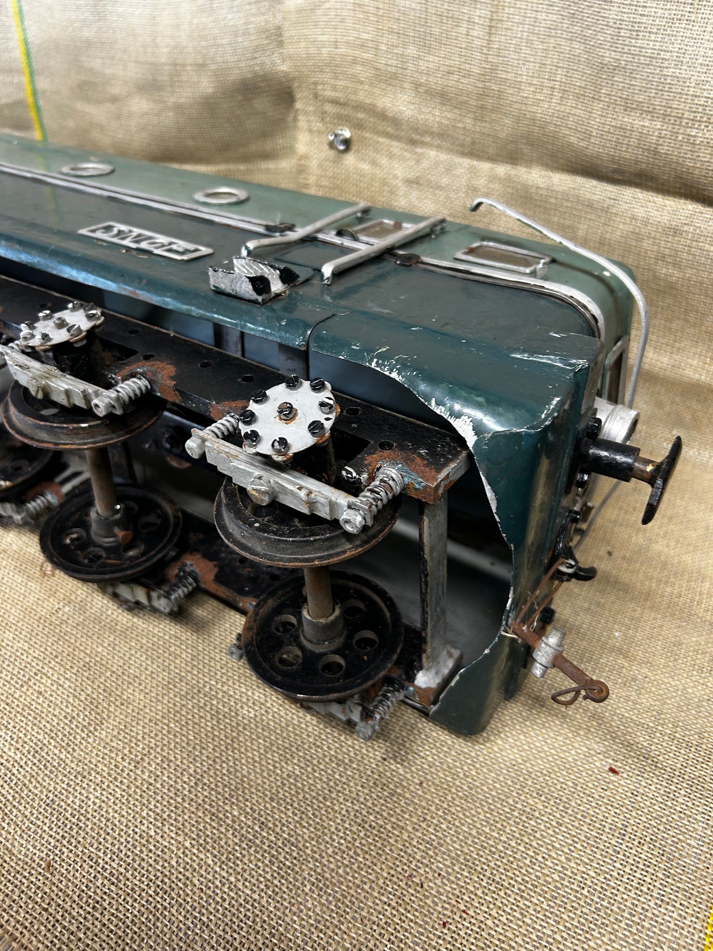 Large Scratch-Built 37” (2 1/2 inch scale) SNCF CC7000 Locomotive