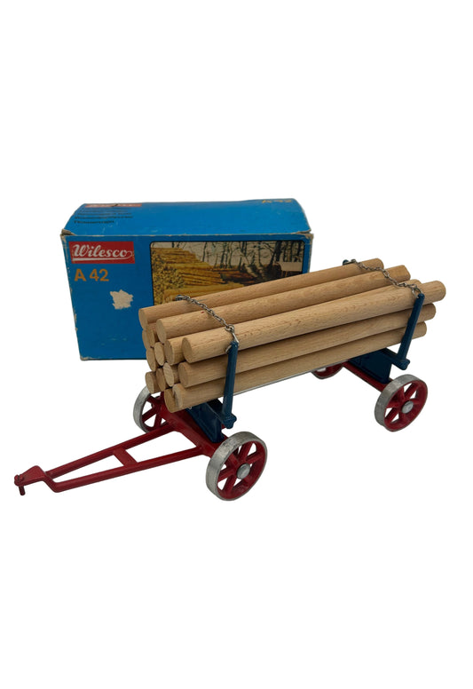 Wilesco A42 Log Trailer Boxed