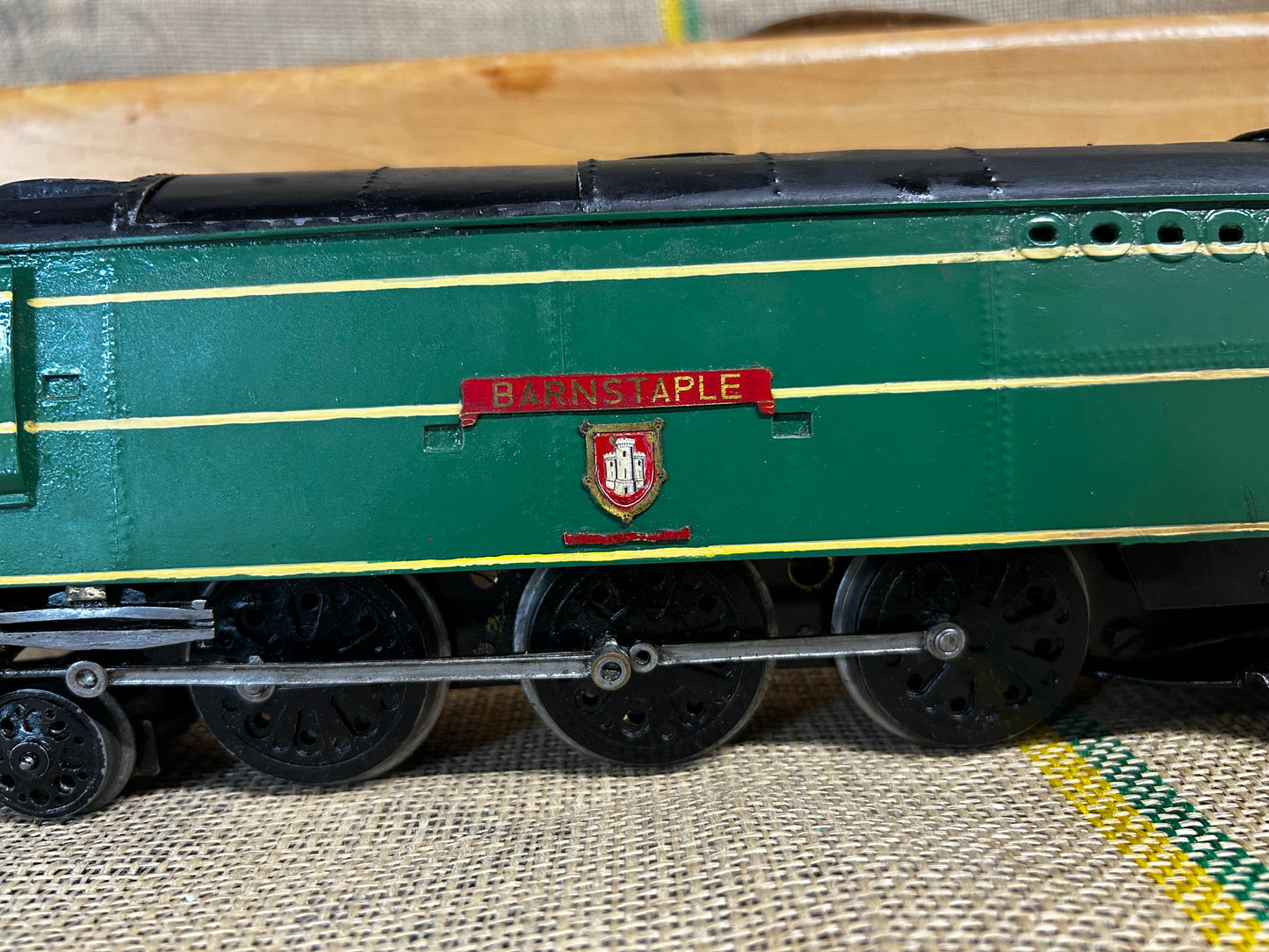 O Gauge Live Steam SR Bulleid Battle of Britain ‘Barnstaple’ 21C105 RC