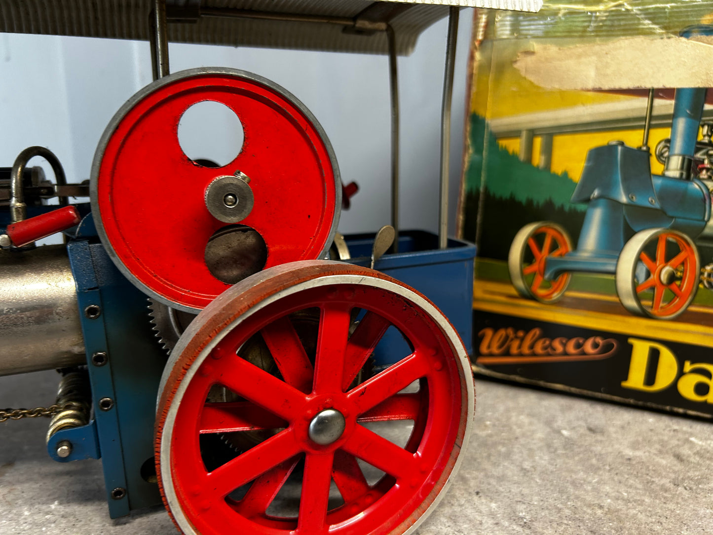 Wilesco D40 Traction Engine Boxed