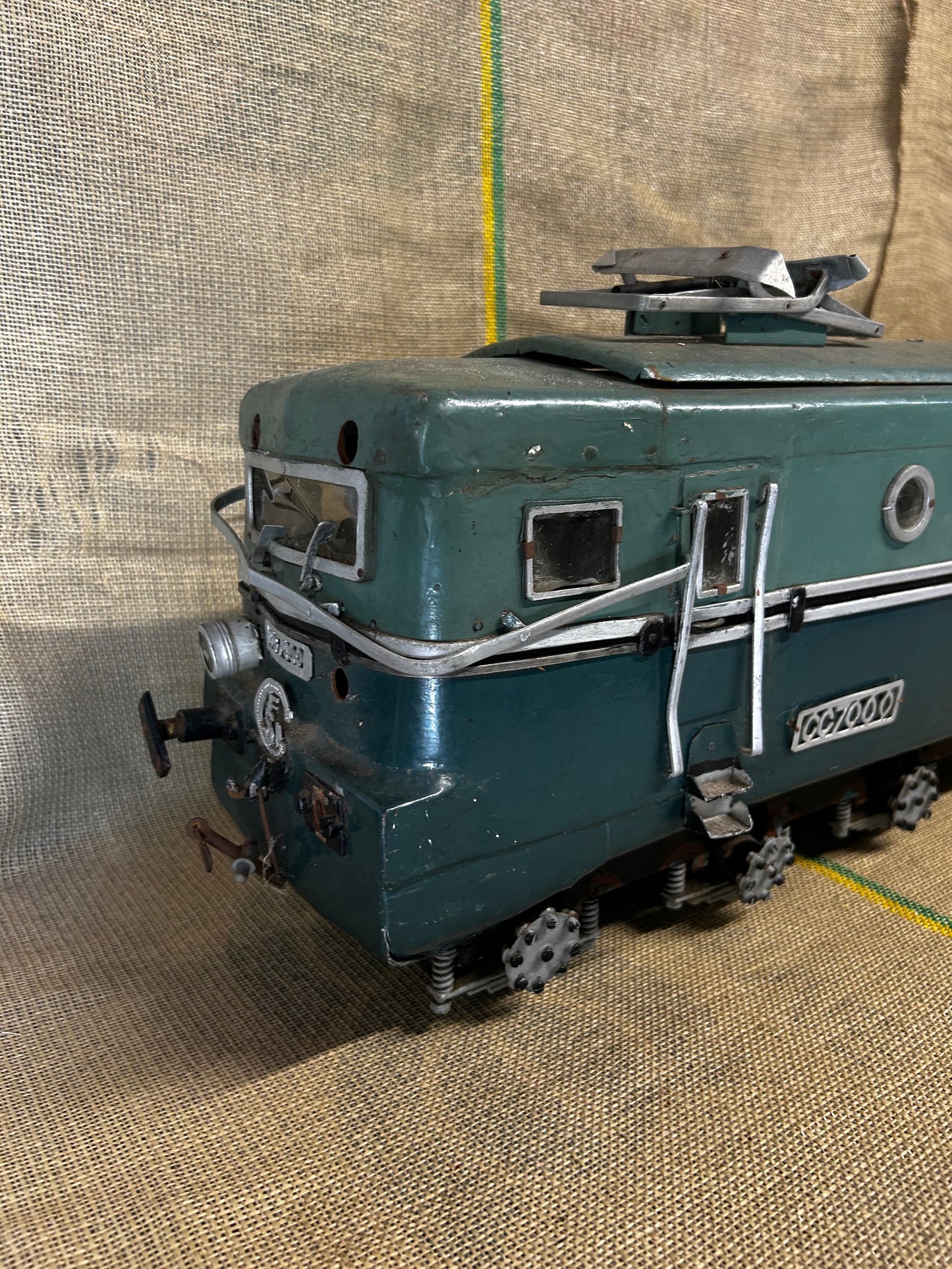 Large Scratch-Built 37” (2 1/2 inch scale) SNCF CC7000 Locomotive