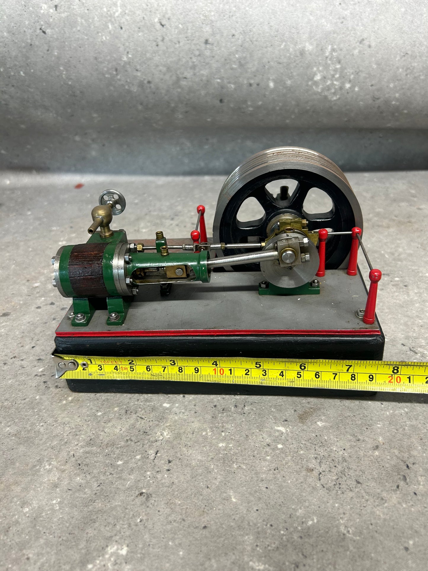 Scratch-Built Single Cylinder D/A Stationary Engine Model