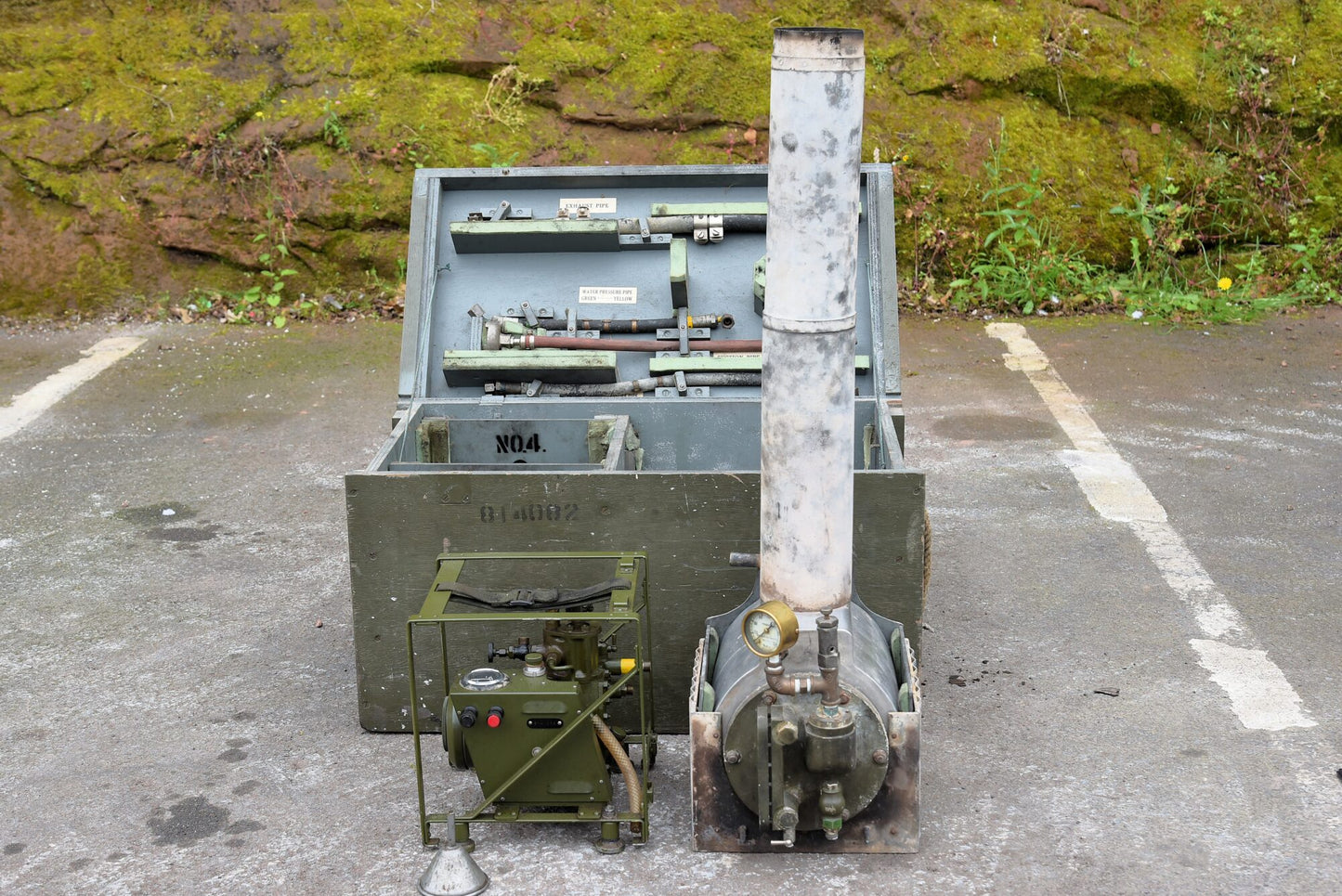 Stuart / ALCO Portable Steam Generating Set - Ex-Military