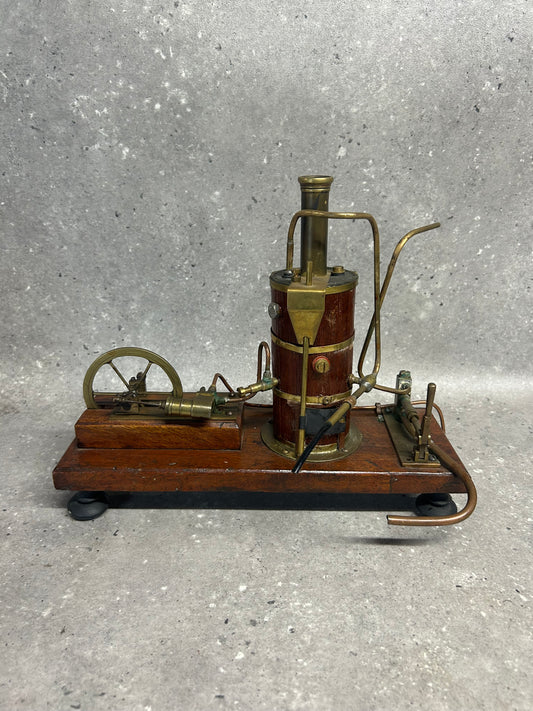 Scratch-Built Miniature Vertical Boiler and Single Cylinder Engine Model