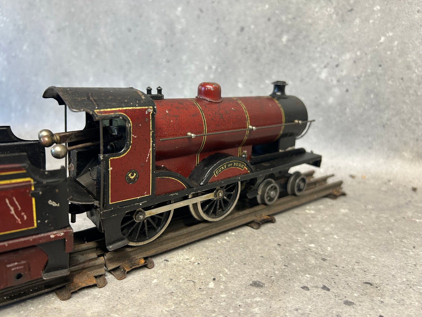 Bing for Bassett Lowke O Gauge Clockwork 4-4-0 No. 1927 “Duke of York” Locomotive Maroon