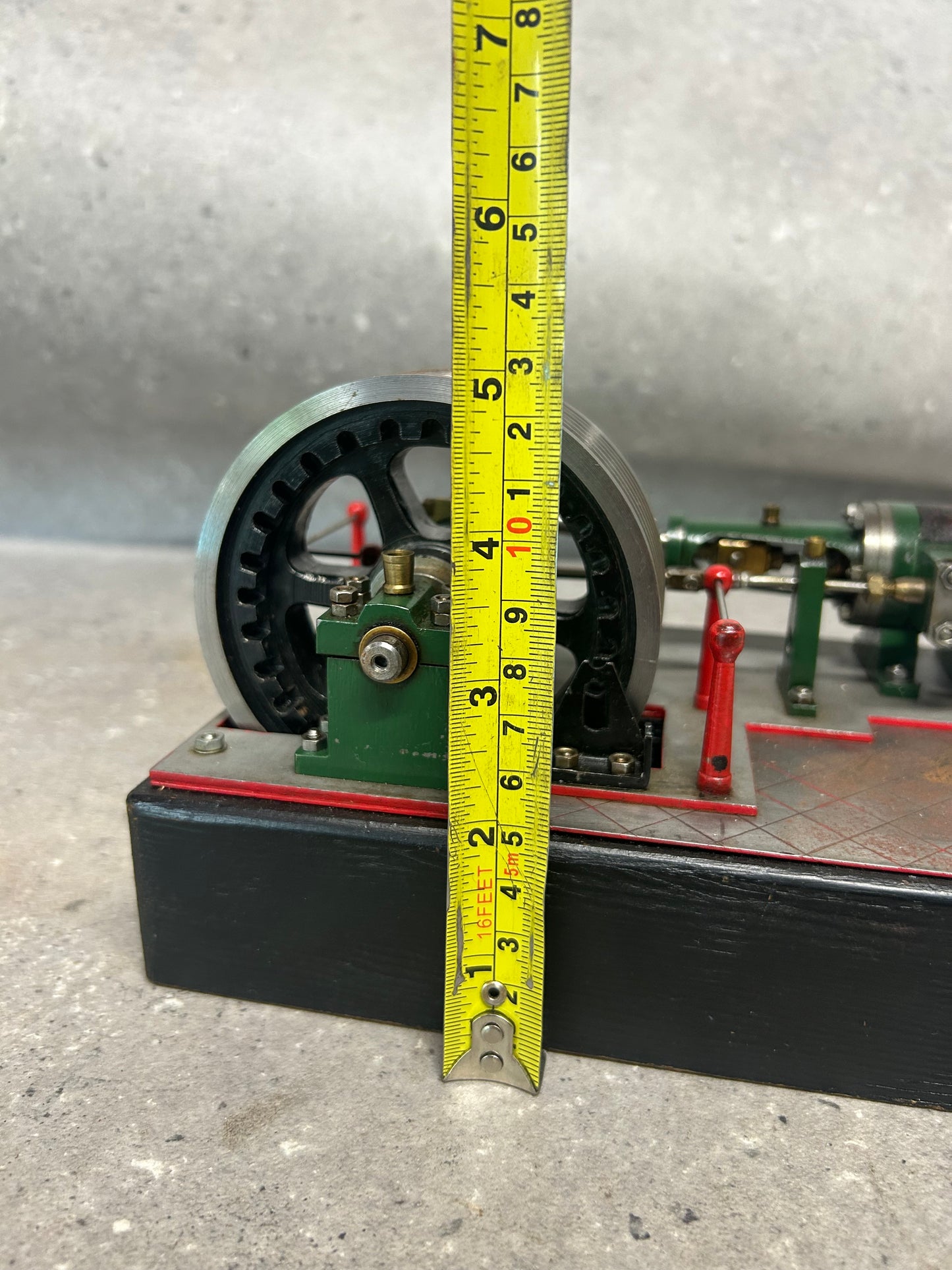 Scratch-Built Single Cylinder D/A Stationary Engine Model