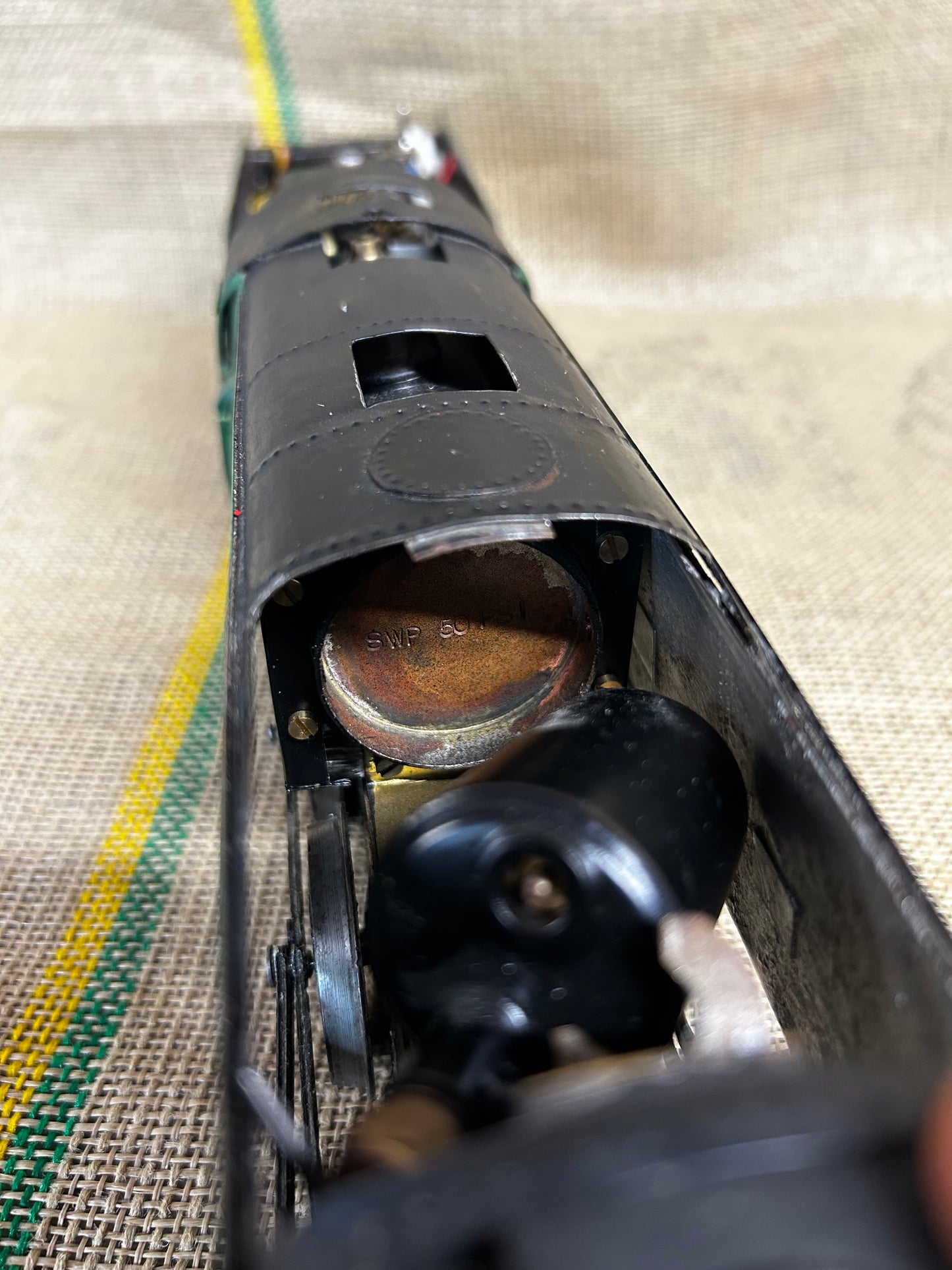 O Gauge Live Steam SR Bulleid Battle of Britain ‘Barnstaple’ 21C105 RC