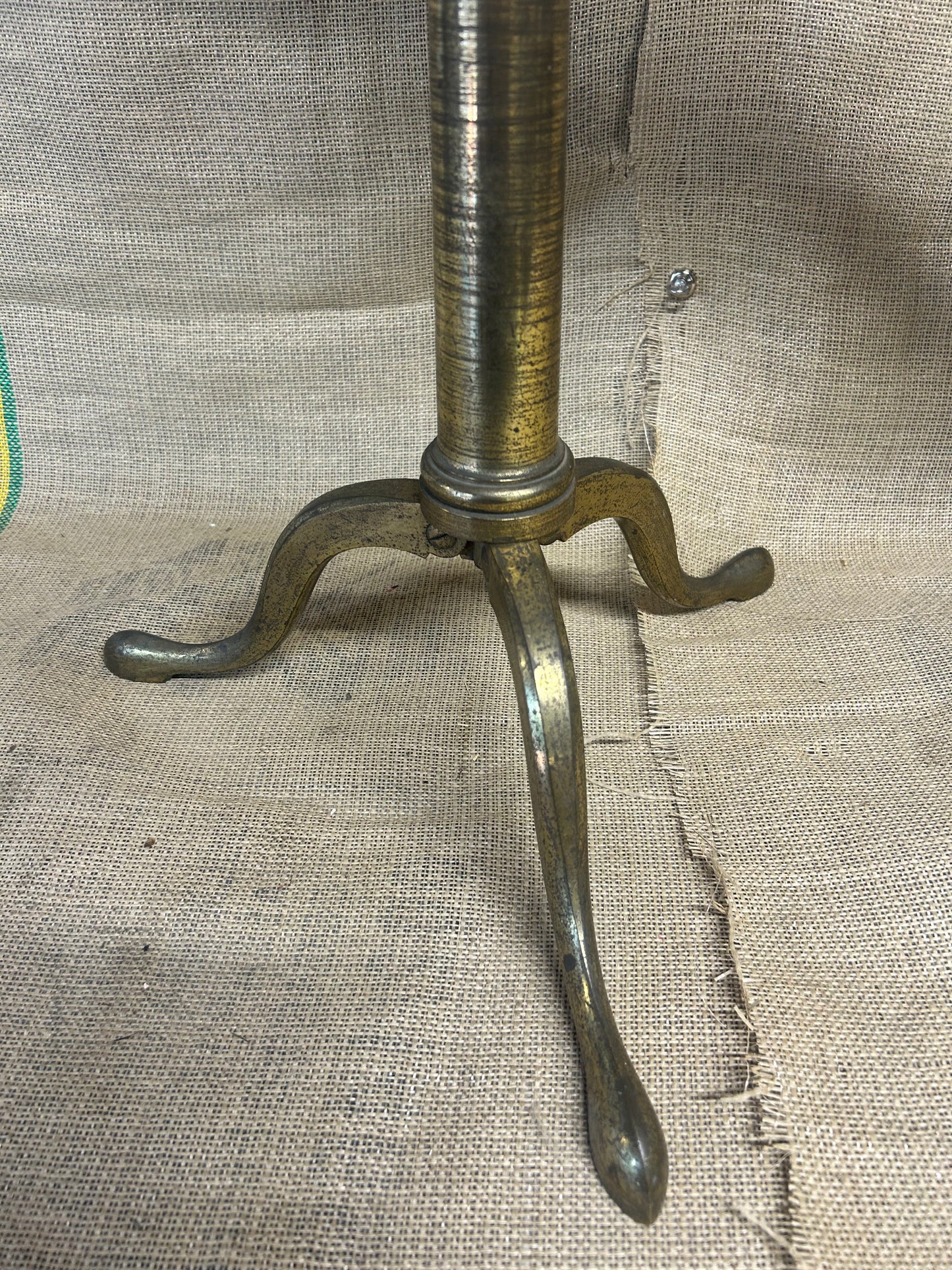 Dollond London Wooden Brass Telescope on Tripod Stand