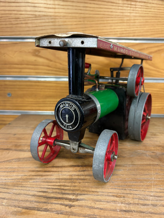 Live Steam Mamod Traction Engine TE1a Model w/ Steering Rod