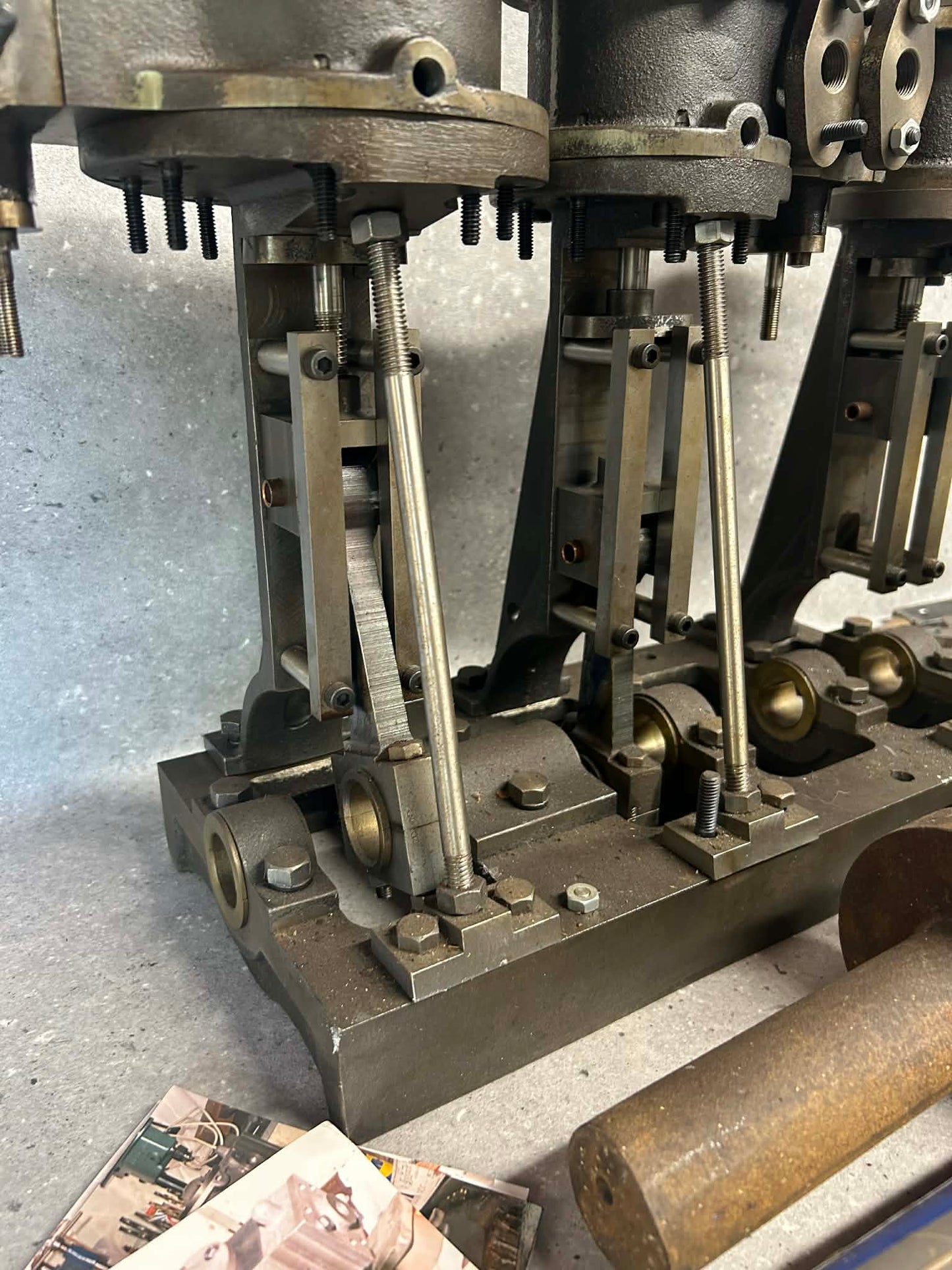 Reliable Steam Engine Co. 7HP Triple Expansion Marine Engine (Part-Built)