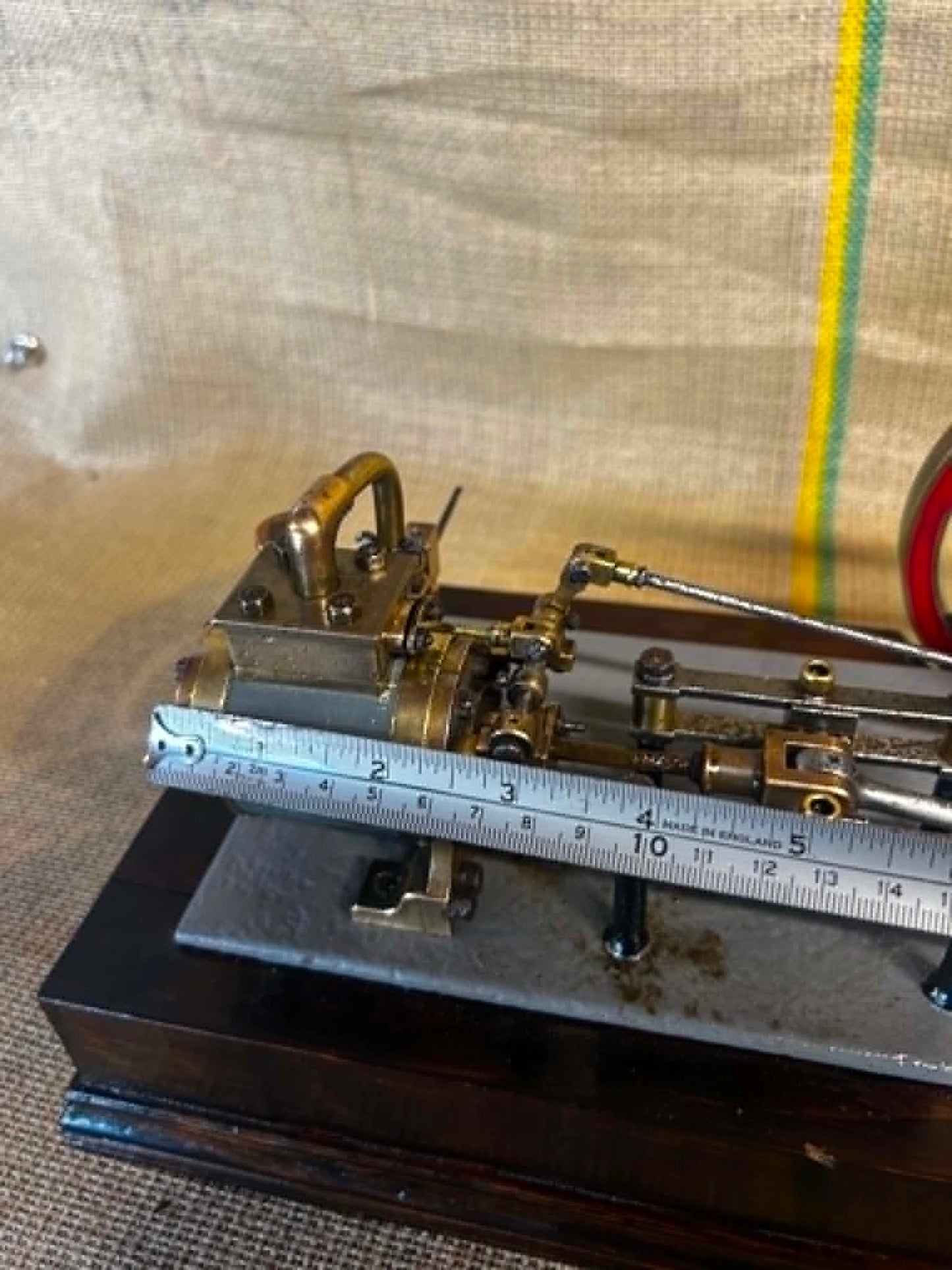 Antique Horizontal Mill Engine Model