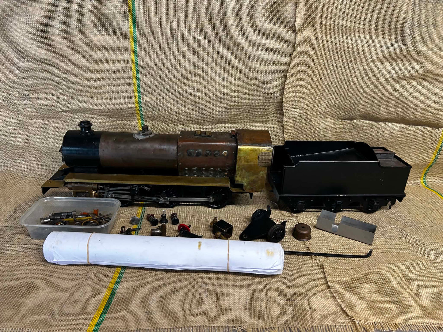 Part-Built 2 1/2 Inch Gauge LBSC "Dyak" Railway Locomotive