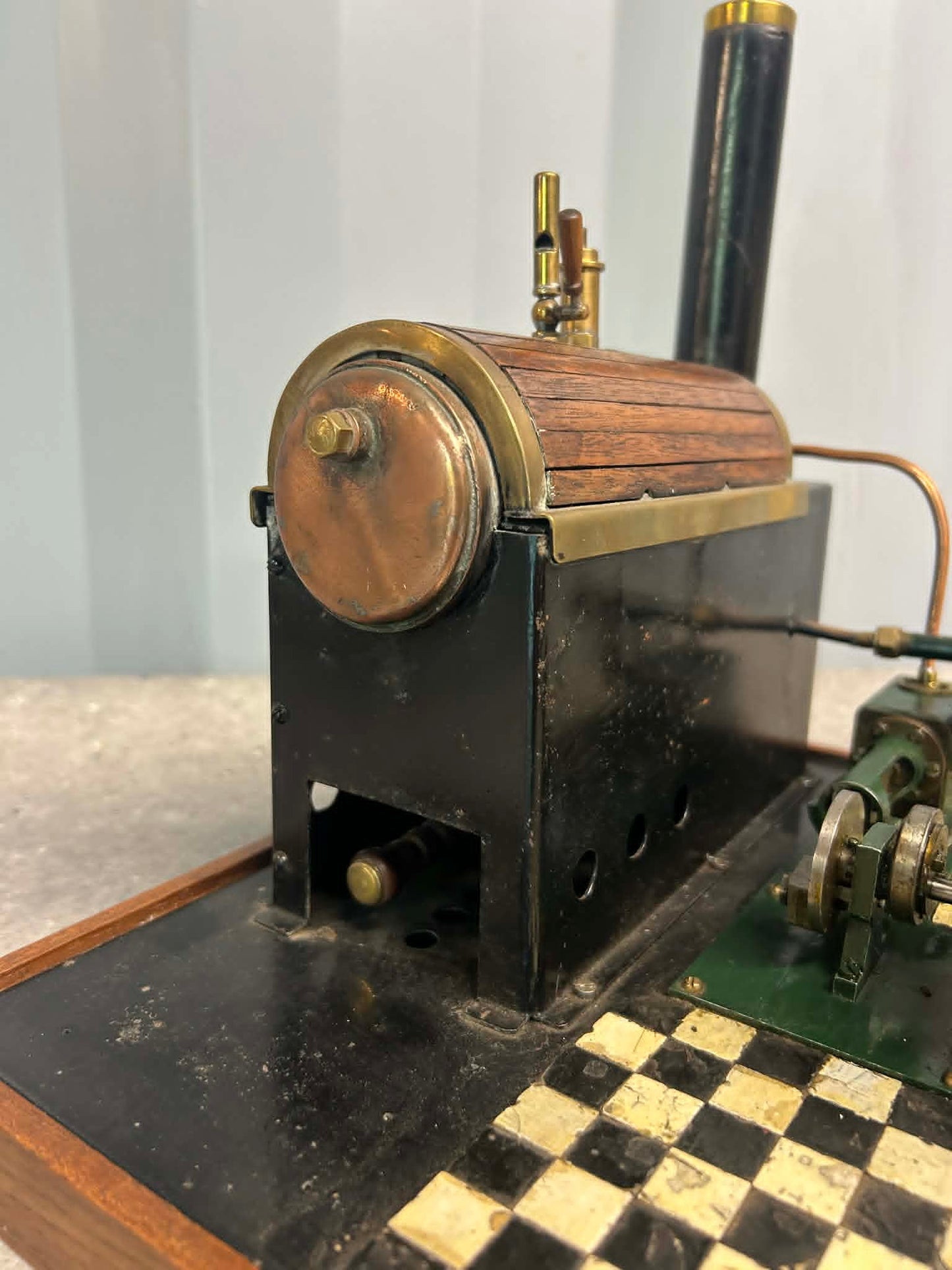 Scratch-Built Stationary Engine Model