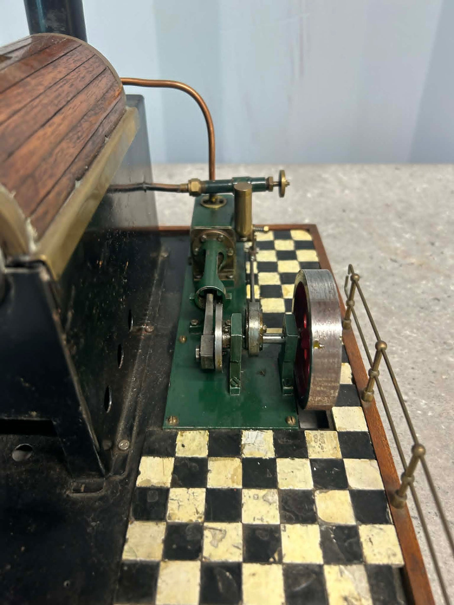 Scratch-Built Stationary Engine Model