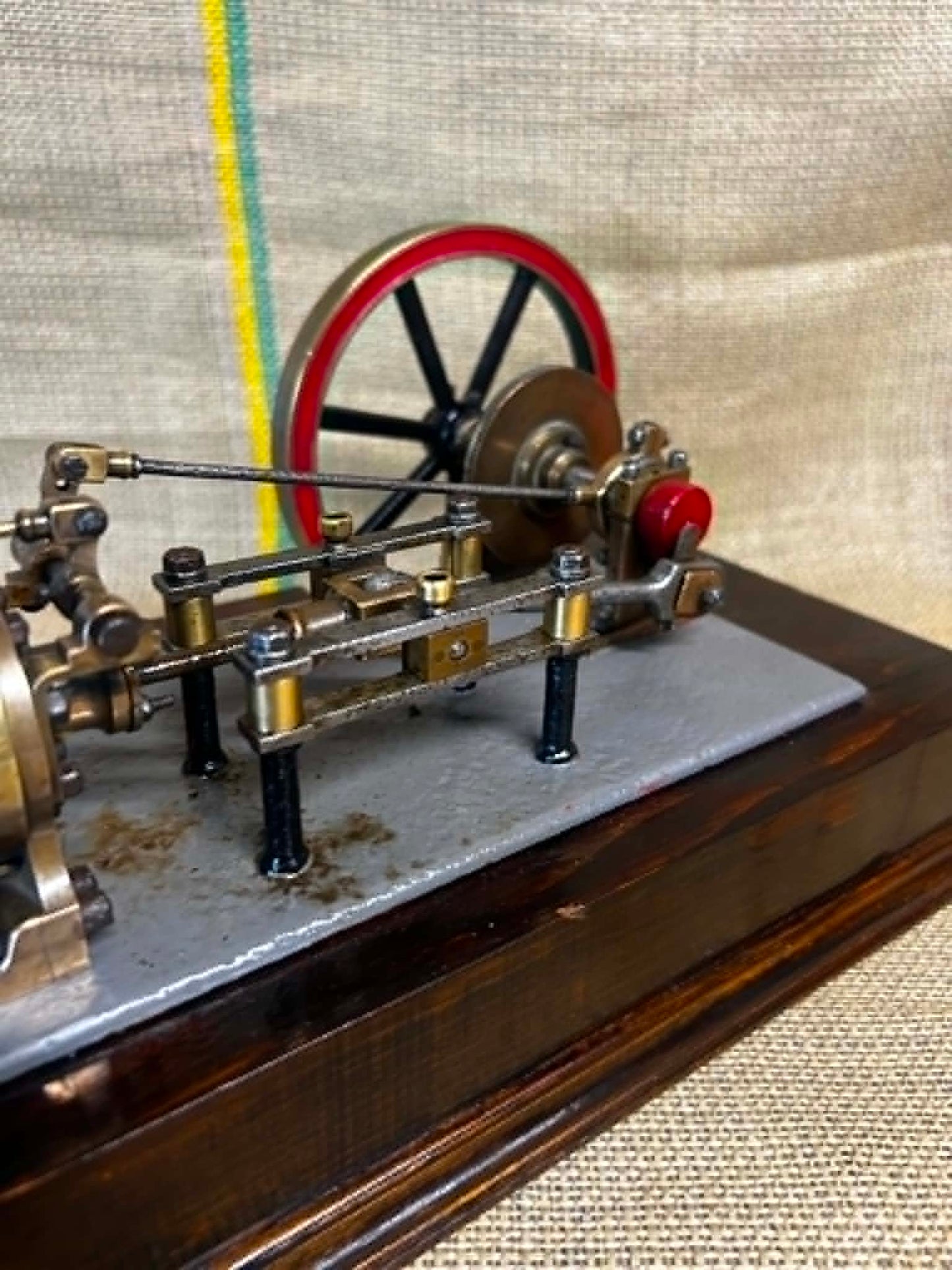 Antique Horizontal Mill Engine Model