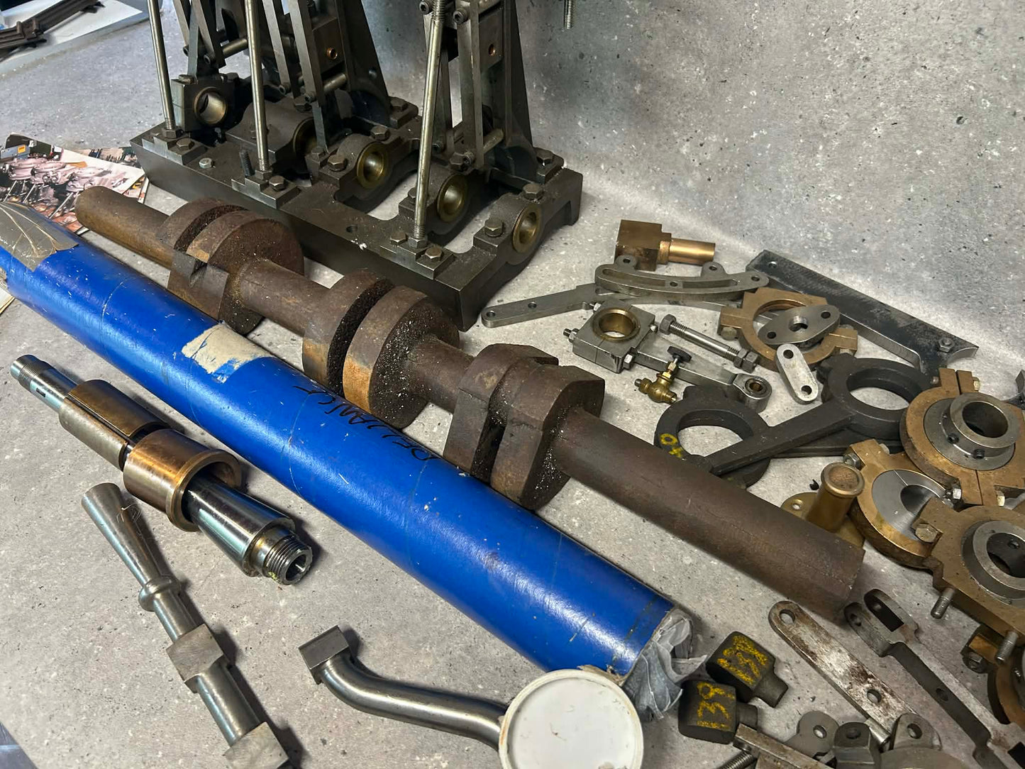 Reliable Steam Engine Co. 7HP Triple Expansion Marine Engine (Part-Built)