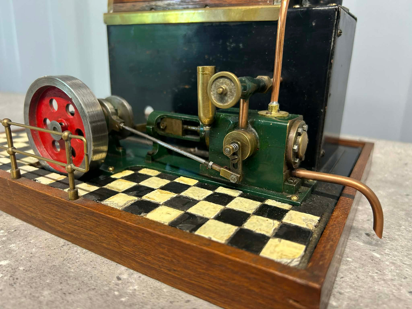 Scratch-Built Stationary Engine Model