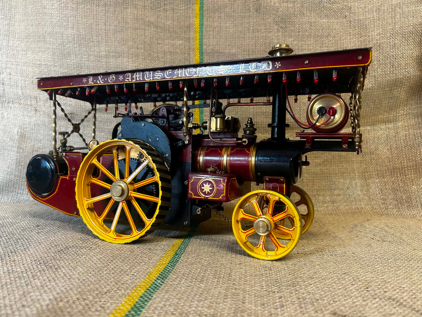 D. R. Mercer Showmans Engine Model with Gas Conversion