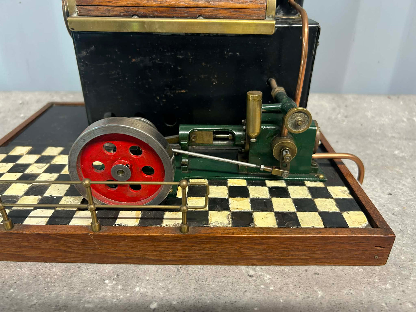 Scratch-Built Stationary Engine Model